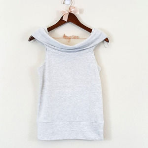 Cupcakes and Cashmere NWT Foldover Cowl Tank Top M